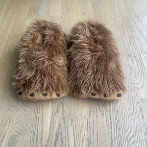 Sasquatch hairy slippers